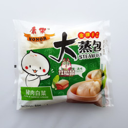 康乐大蒸包 猪肉白菜包子 4颗装