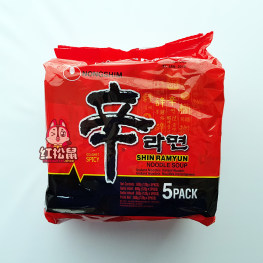 农心 辛拉面 五连包