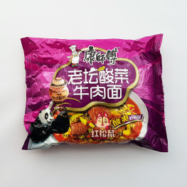 康师傅方便面 老坛酸菜牛肉面-单包装
