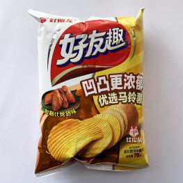 好丽友好友趣加勒比烤翅味 薯片