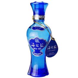 迷你瓶 海之蓝绵柔型白酒 42% 100ML 请联系客服验证年龄