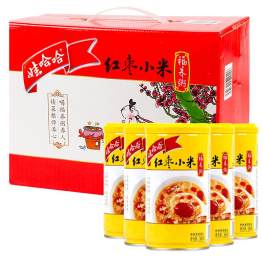 [整箱12罐] 娃哈哈红枣小米福养粥