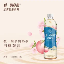 统一 阿萨姆奶茶 白桃观音味 450ML