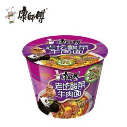 碗装 康师傅方便面 老坛酸菜牛肉面