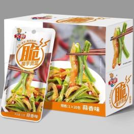 艾妍 脆魔芋贡菜 蒜香味 20包装
