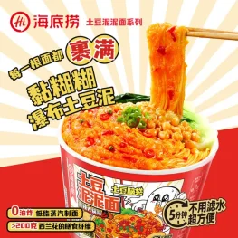 海底捞 土豆泥泥面 川辣火锅味 碗装 107g