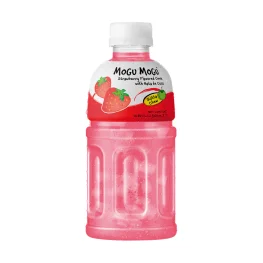 泰国 Mogu 草莓饮料 含椰果 320ML