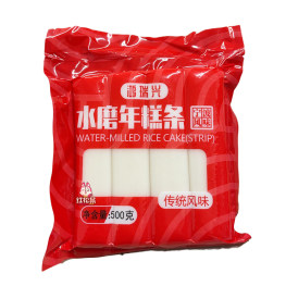 鸿瑞兴 水磨年糕条 宁波风味 500g 开袋之前不要冷冻