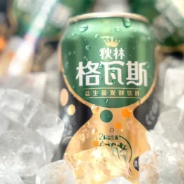 秋林 格瓦斯 益生菌发酵饮料 黑麦芽味 330ML