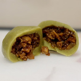 家家食品-蜜汁叉烧馅青团6颗