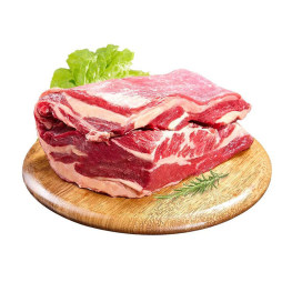 冷冻 肥瘦相间牛腩 平均3成肥5成瘦2成混 -45°C 急冻 不低于 900g