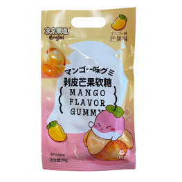 京京乐道 剥皮芒果软糖 80g