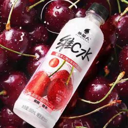 元气森林 外星人维C水 车厘子蔓越莓味 500ML