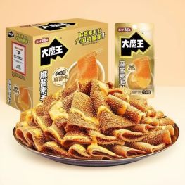 盐津铺子大魔王魔芋素毛肚 六必居麻酱味 20包每盒 纸盒易损请见谅