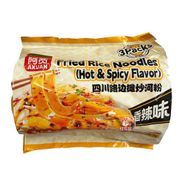 阿宽 四川路边摊炒河粉 香辣味 3包装