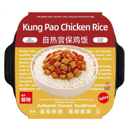 鲜锋自热宫保鸡饭 320g 禁止封闭环境使用