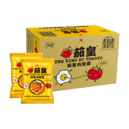 [整箱24袋] 统一 茄皇鸡蛋面 单包装 122g