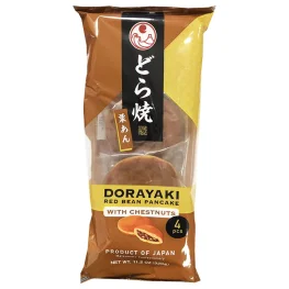 日本产 栗子红豆铜锣烧 4颗装