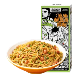 渣渣灰 葱油酸豆角拌粉 (纸盒运输途中容易崩开我们会尽力保护好)