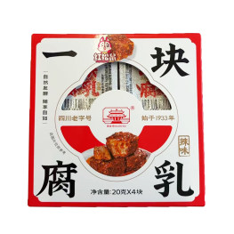 海会寺 一块腐乳 辣味 4颗装 80g