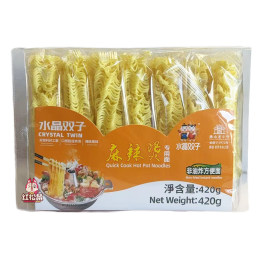 水晶双子 麻辣烫专用面 7片独立包装 420g