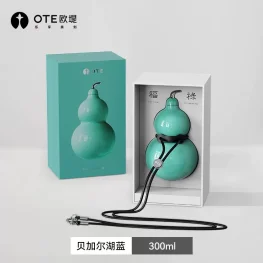 OTE 葫芦水壶 316不锈钢保温杯 邪修设计博眼球第一名 贝加尔湖蓝 300ML