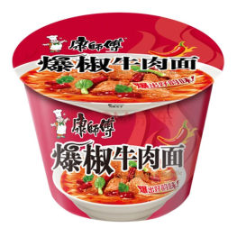 碗装 康师傅方便面 爆椒牛肉面
