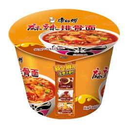 碗装 康师傅方便面 麻辣排骨面