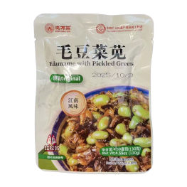 沈万三 毛豆菜苋 江南风味 原味 130g