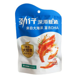 劲仔 深海鳀鱼 富含DHA 果木炭烧味 58g