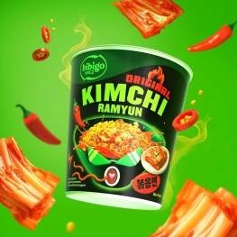 必品阁 韩国泡菜拉面 杯面 98g