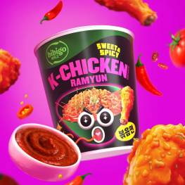 必品阁 韩国甜辣炸鸡味拉面 杯面 97.5g