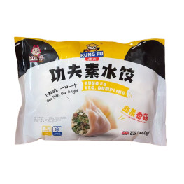 功夫素水饺 韭菜香菇 360g