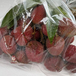 新鲜水果 空运泰国带叶荔枝 300g (相当于国产荔枝)
