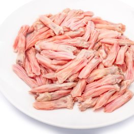 急冻 没有勾子的生鸭舌 -45°C 急冻 1Kg