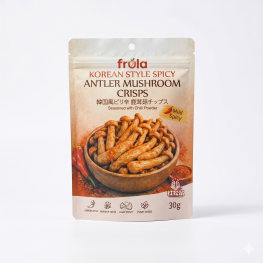 Frula 韩国风辛辣味鹿茸菇脆 30g