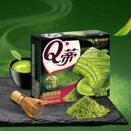好丽友 Q蒂 经典抹茶味 12颗
