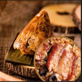 家家食品 排骨肉粽 粽子 2颗