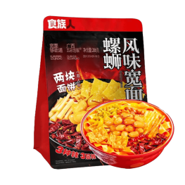 食族人 螺蛳风味宽面 286g (国内版)