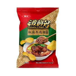 华元 波的多 椒麻牛肉面风味薯片 73g
