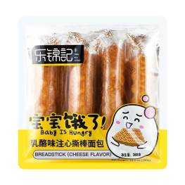 乐锦记 乳酪注心撕棒面包 380g