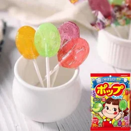 不二家 混合口味POP棒棒糖 20根装